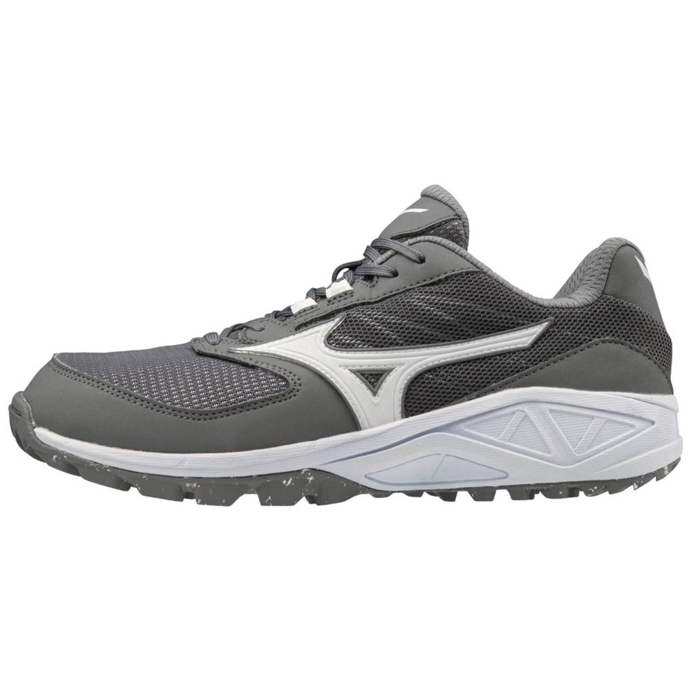 Damske Softball Obuv Mizuno Dominant All Surface Turf Siva/Biele Vypredaj JFTO65387